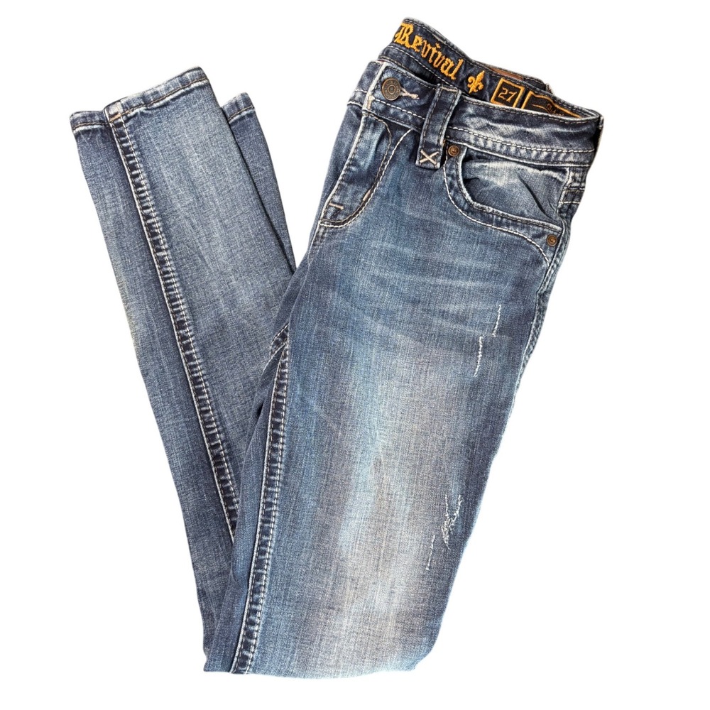 Rock Revival Muna‎ Mid-Rise Skinny Jeans Women's Size 27